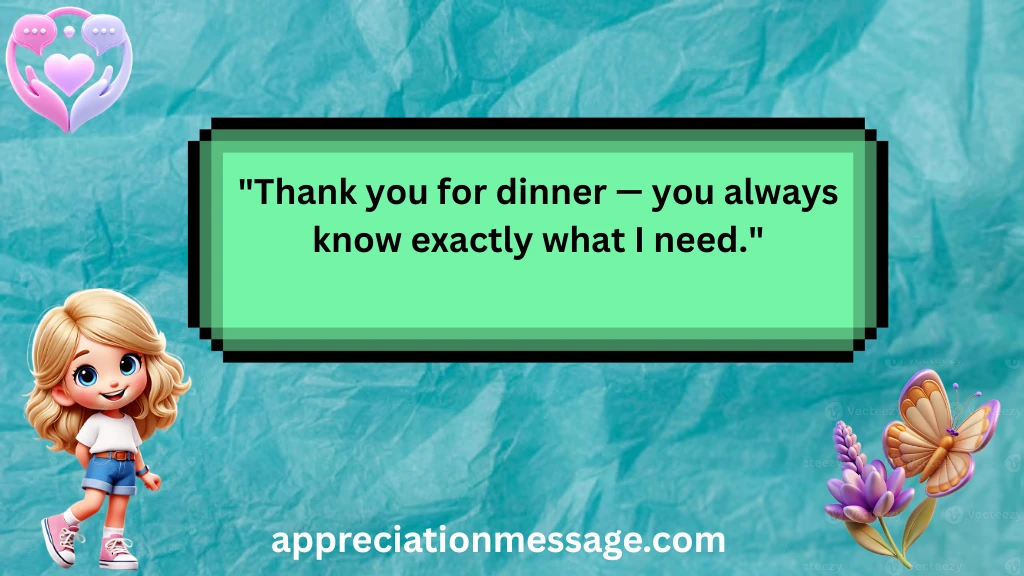 Dinner Messages for Friends and Family
