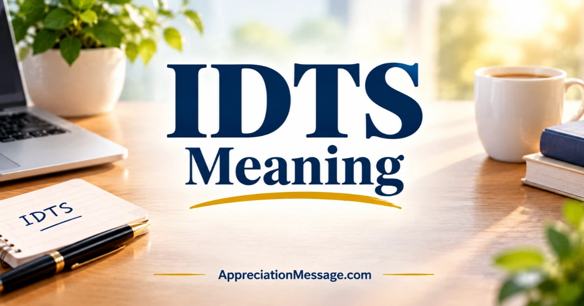 IDTS Meaning