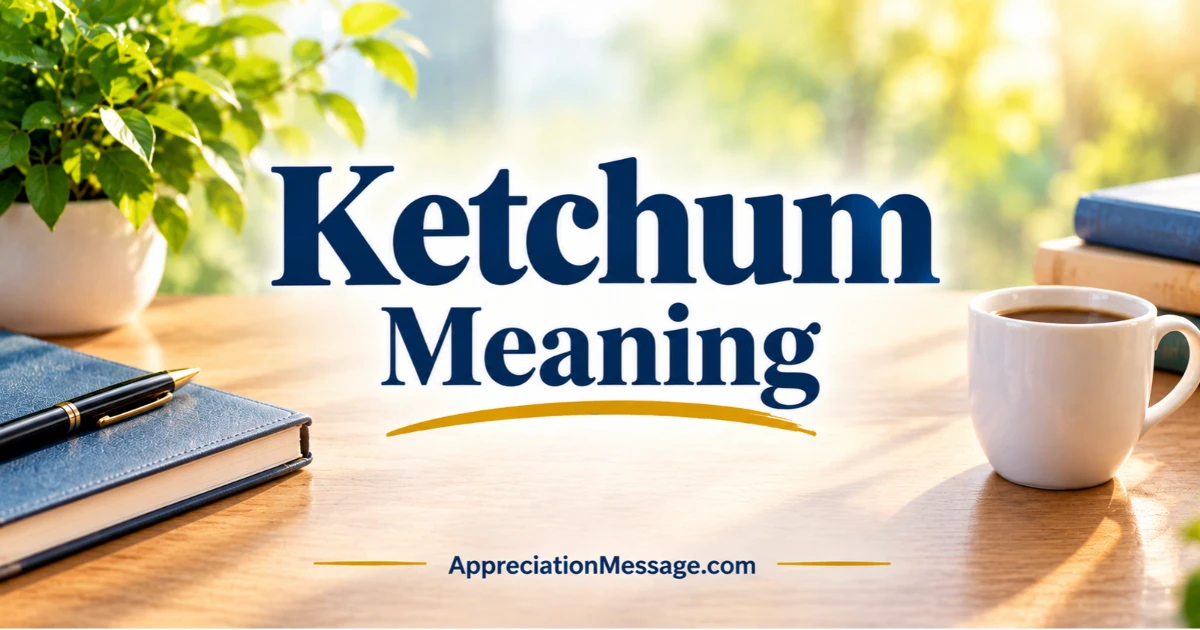 Ketchum Meaning