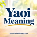 Yaoi Meaning